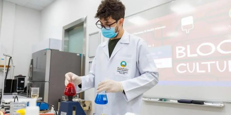 Ajman University campus QS ranking achievement UAE