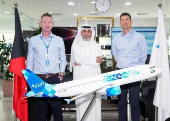 Jazeera Airways aircraft representing leadership-driven growth and network expansion strategy.