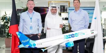 Jazeera Airways aircraft representing leadership-driven growth and network expansion strategy.