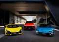 Lamborghini supercar lineup representing record deliveries and revenue growth in 2025.