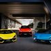 Lamborghini supercar lineup representing record deliveries and revenue growth in 2025.