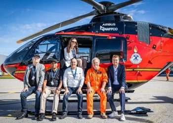 NAFFCO Airbus rescue helicopter delivered to Tanzania for emergency response operations.