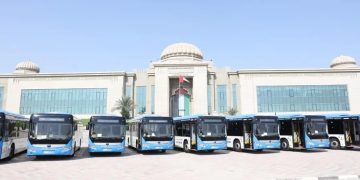 Sharjah intercity buses operating during Eid Al Fitr to manage increased passenger demand.