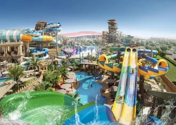 Yas Island Waterworld Abu Dhabi new slides and attractions expansion including UAE tallest waterslide.