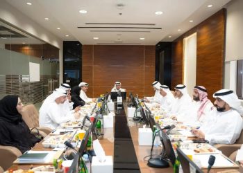 Ajman Chamber board meeting discussing 2026 economic plan