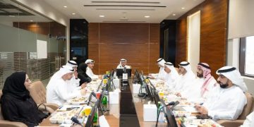 Ajman Chamber board meeting discussing 2026 economic plan