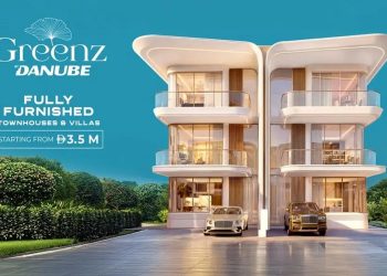 Greenz master community Dubai Academic City townhouses Danube Properties