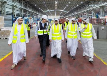 MoIAT delegation visiting Ducab high voltage cable factory Dubai