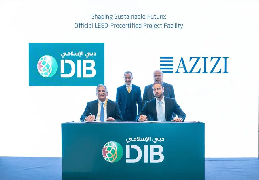 Azizi Developments and DIB (Dubai Islamic Bank) officially join forces to finance a new era of greener real estate.