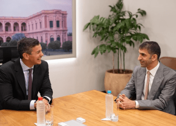 President Santiago Peña Receives UAE’s Ahmed Al Zeyoudi to Supercharge Trade and Investment. Credit: WAM.