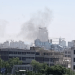 Shocking Explosions Rock Damascus Near Macron's Hotel.