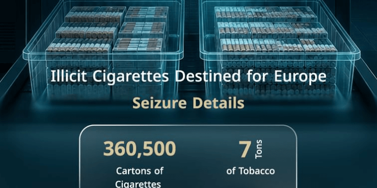 Dubai Customs Intercepts 70 Million Illicit Cigarettes in Dubai